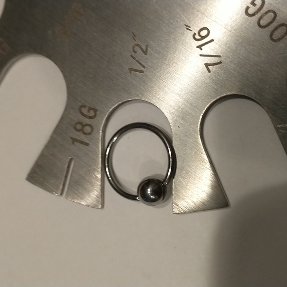 Half inch diameter, 16 gauge CBR, 10 per package, stainless steel, brand new - Picture 2 of 2